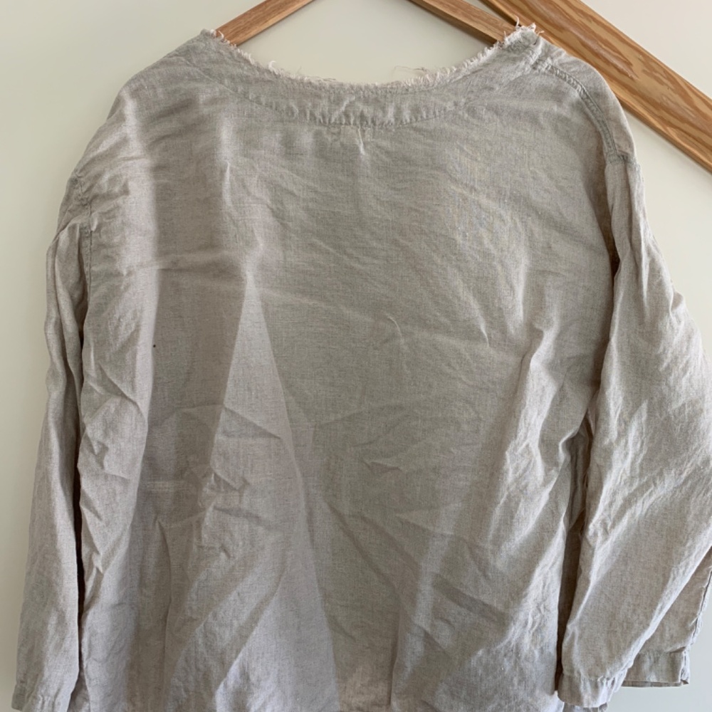 Maiwa natural linen top - Picture 6 of 6